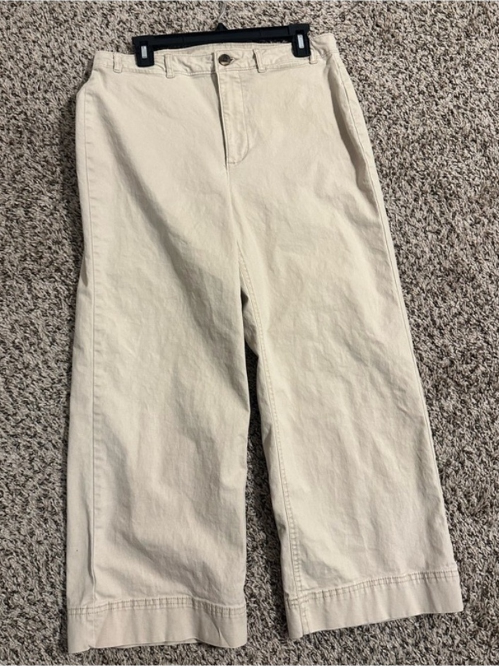 Old Navy Tan Flare Wide Leg Jeans